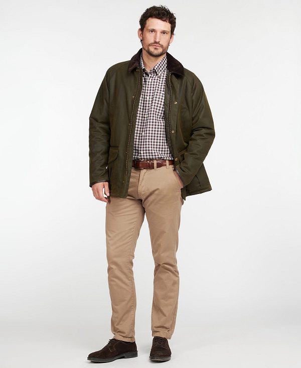 Barbour Stratford Wax Jacket Olive | BABO87243