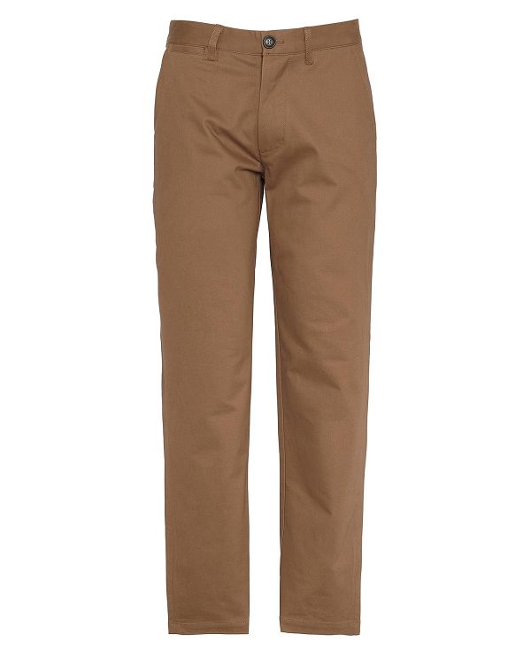 Barbour Suede Sateen Tailored Trousers Beige | BABO88803