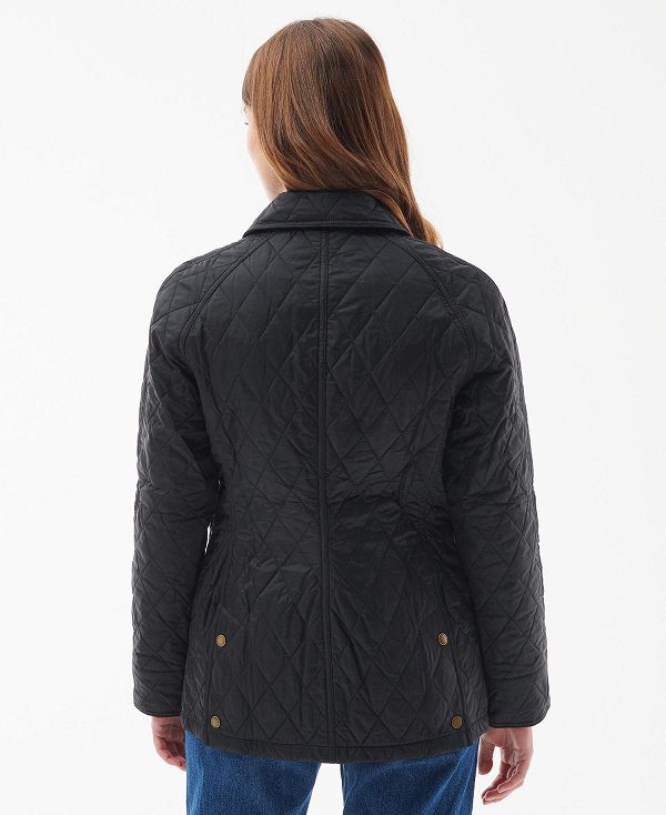 Barbour Summer Beadnell Quilted Jacket Black | BABO89302