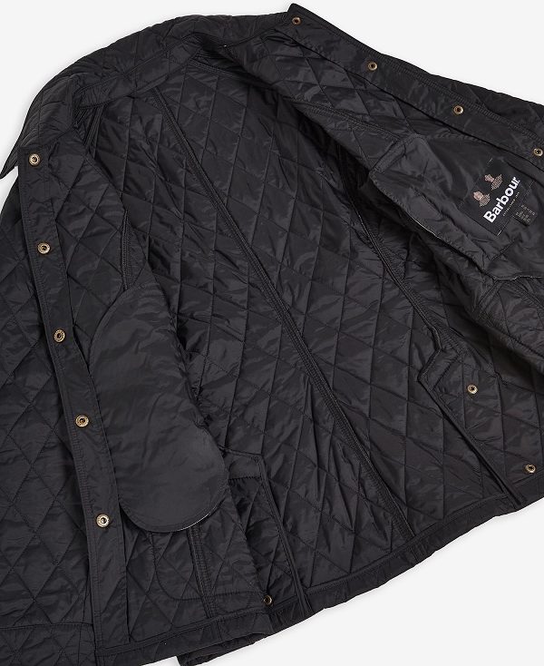 Barbour Summer Beadnell Quilted Jacket Black | BABO89302