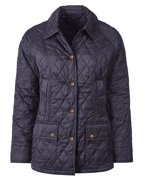 Barbour Summer Beadnell Quilted Jacket Navy | BABO89303