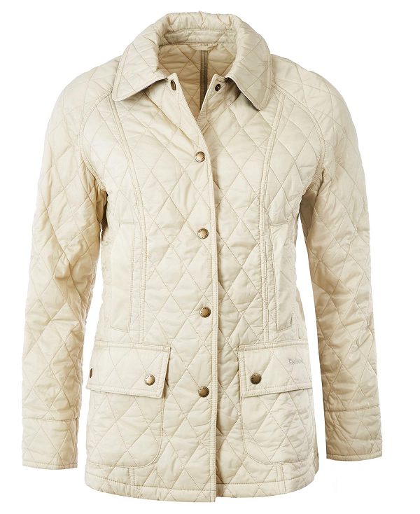 Barbour Summer Beadnell Quilted Jacket Pearl | BABO89249