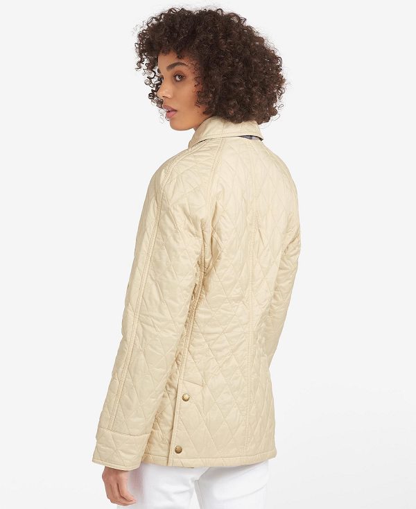 Barbour Summer Beadnell Quilted Jacket Pearl | BABO89249