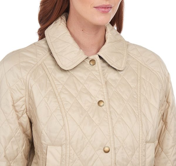 Barbour Summer Beadnell Quilted Jacket Pearl | BABO89249