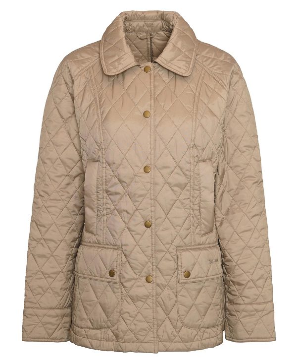 Barbour Summer Beadnell Quilted Jacket Sand Dune | BABO89364