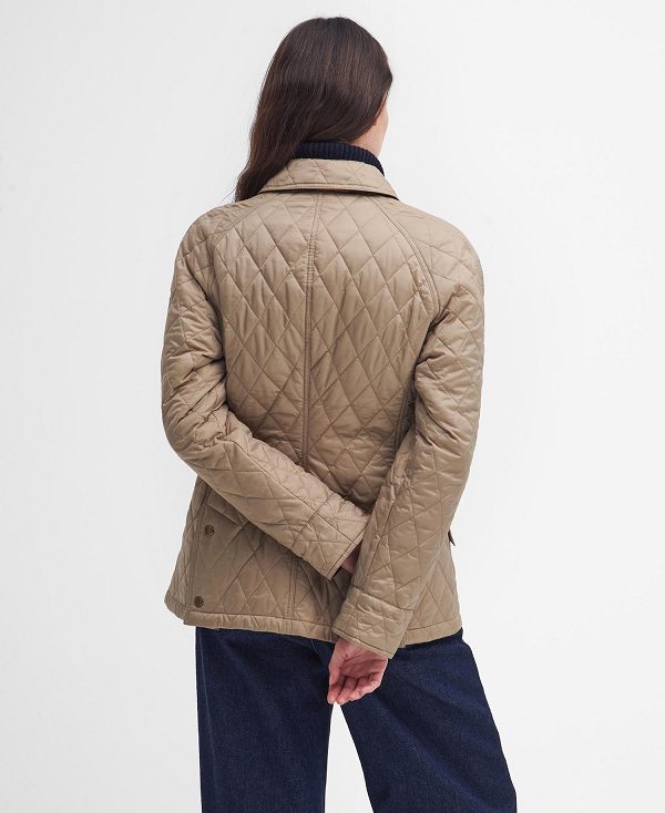 Barbour Summer Beadnell Quilted Jacket Sand Dune | BABO89364