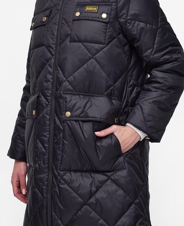 Barbour Supanova Quilted Jacket Classic Black | BABO89269