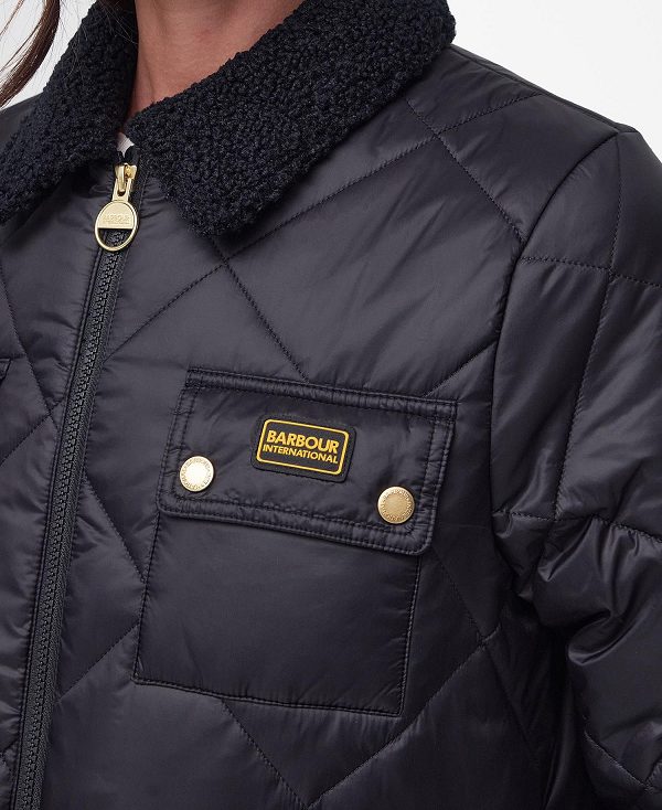 Barbour Supanova Quilted Jacket Classic Black | BABO89269