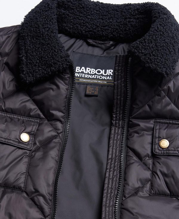 Barbour Supanova Quilted Jacket Classic Black | BABO89269