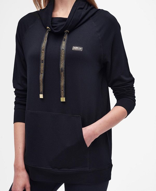 Barbour Suspension Hoodie Black | BABO89784