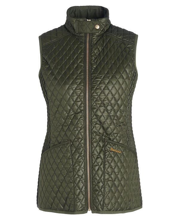 Barbour Swallow Gilet Olive | BABO89447