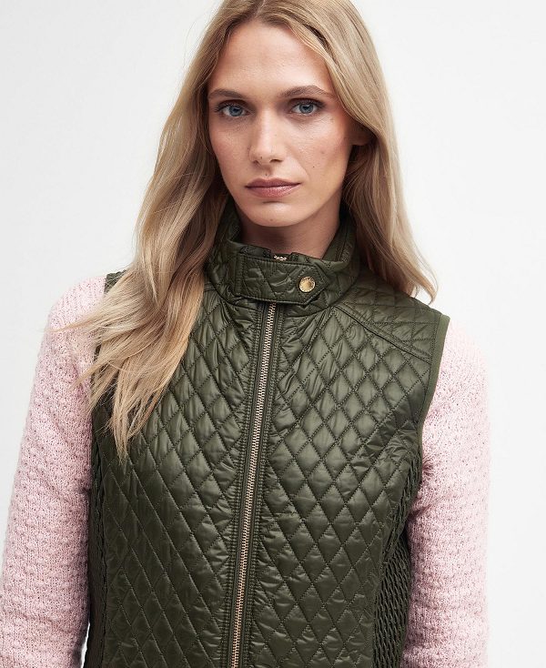 Barbour Swallow Gilet Olive | BABO89447