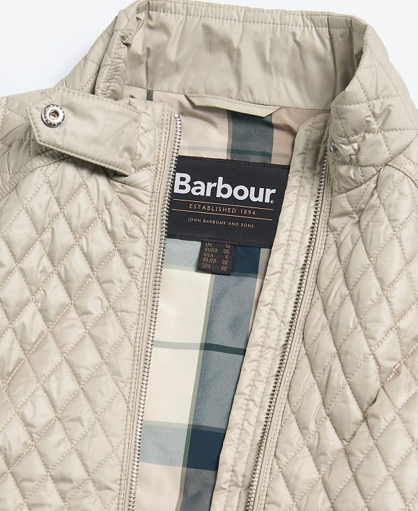 Barbour Swallow Quilted Jacket Light Sand | BABO89297