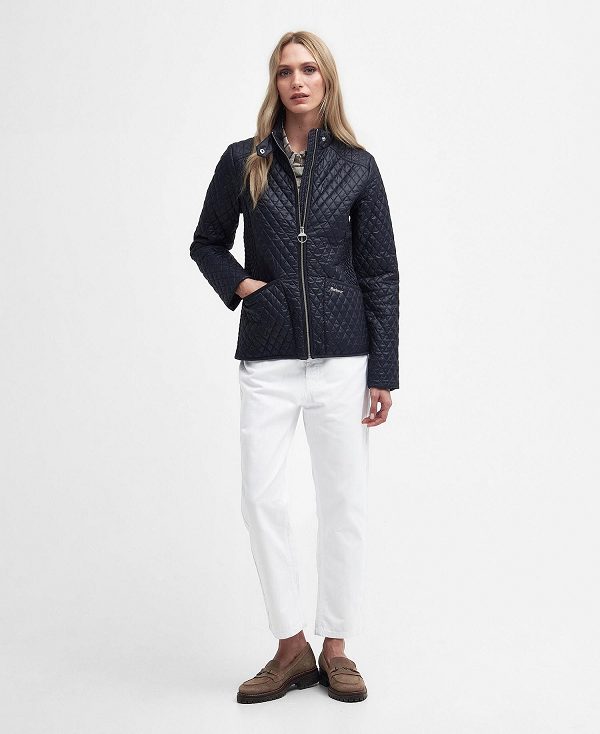 Barbour Swallow Quilted Jacket Navy | BABO89298