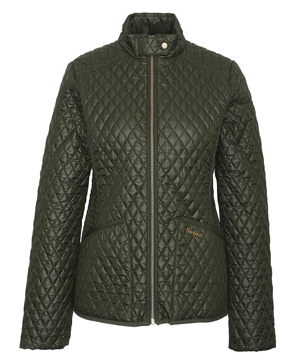 Barbour Swallow Quilted Jacket Olive | BABO89299