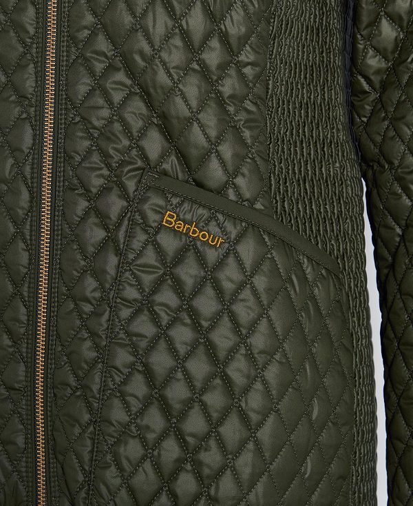 Barbour Swallow Quilted Jacket Olive | BABO89299