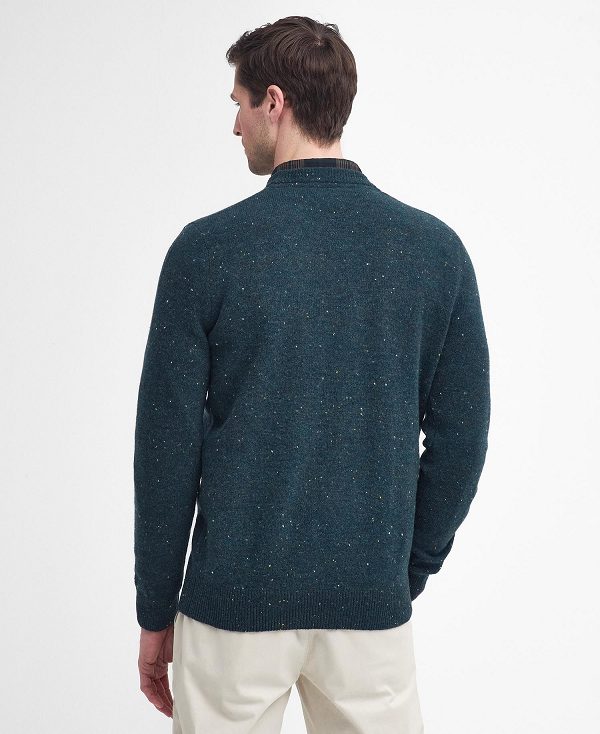 Barbour Tainsbury Crew Neck Jumper Green | BABO88635