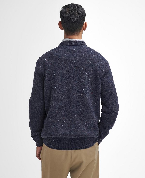 Barbour Tainsbury Crew Neck Jumper Navy | BABO88634