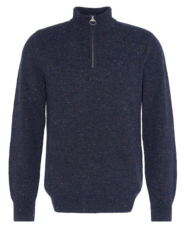 Barbour Tainsbury Half-zip Jumper Navy | BABO88632