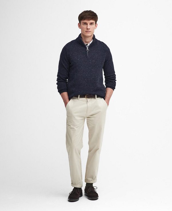 Barbour Tainsbury Half-zip Jumper Navy | BABO88632