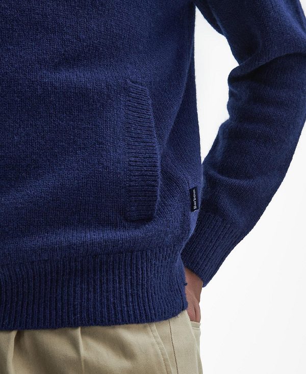 Barbour Talder Half-zip Jumper Navy | BABO88675