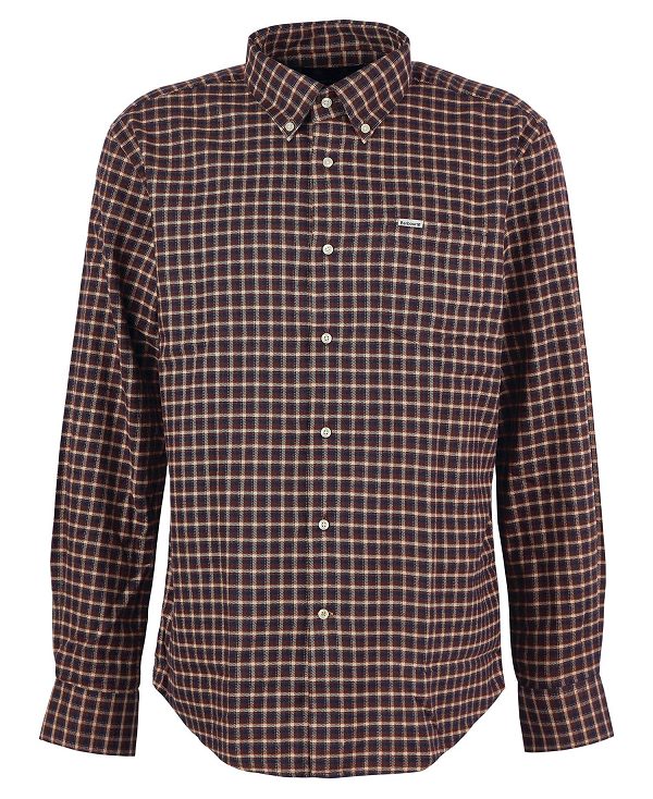 Barbour Tanlaw Regular Fit Shirt Red | BABO87913