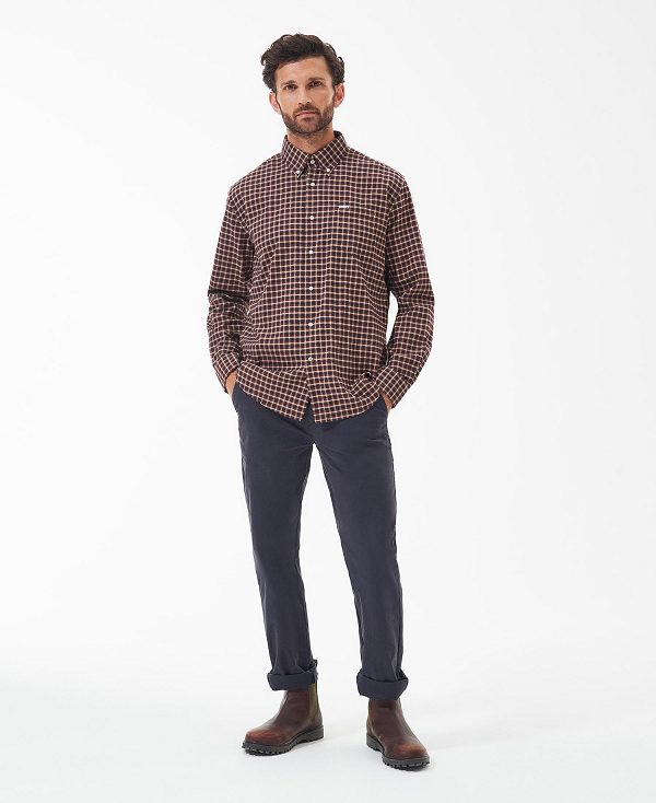 Barbour Tanlaw Regular Fit Shirt Red | BABO87913