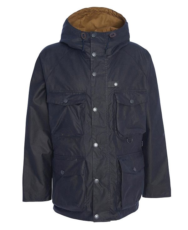 Barbour Tarn Utility Waxed Jacket Classic Navy | BABO87195