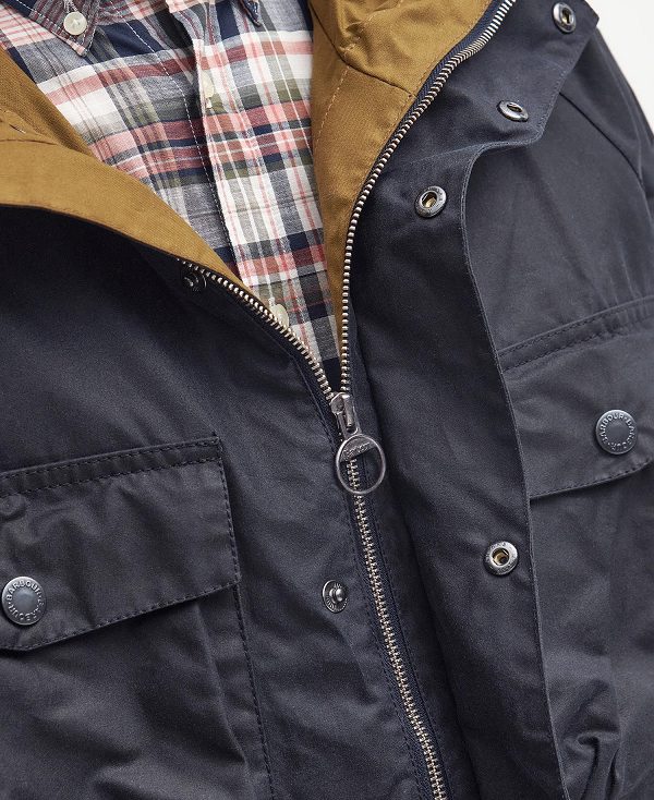 Barbour Tarn Utility Waxed Jacket Classic Navy | BABO87195