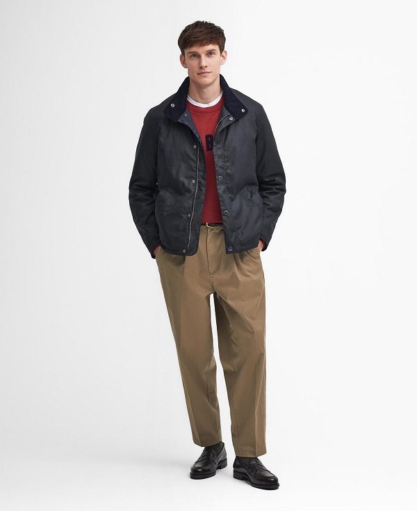 Barbour Tarnport Waxed Jacket Classic Navy | BABO87247