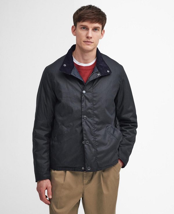 Barbour Tarnport Waxed Jacket Classic Navy | BABO87247