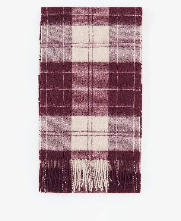 Barbour Tartan Scarf Camel | BABO90090