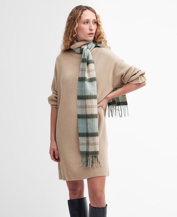 Barbour Tartan Scarf Camel | BABO90094