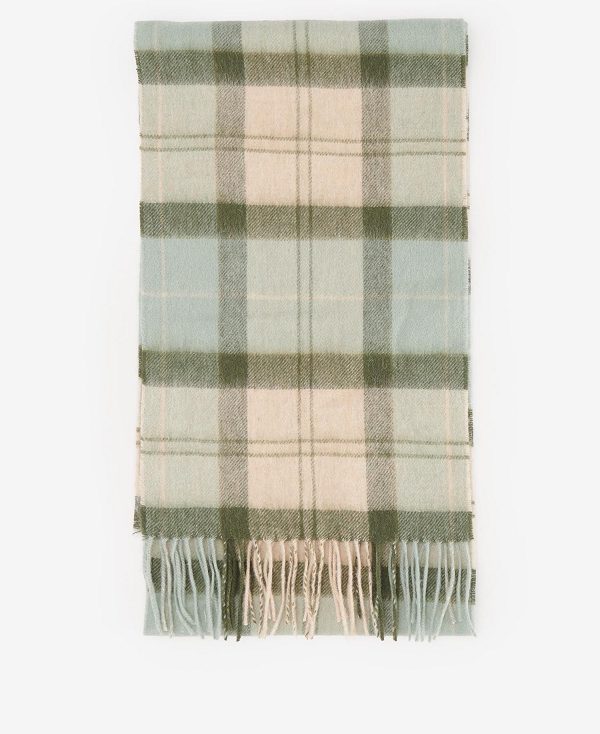 Barbour Tartan Scarf Camel | BABO90094