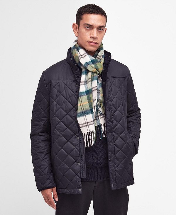 Barbour Tartan Scarf Midnight | BABO89090