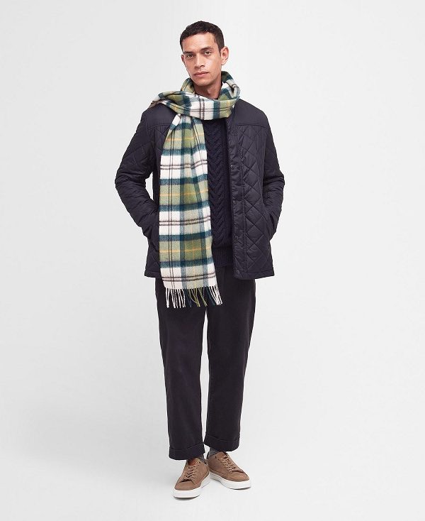 Barbour Tartan Scarf Midnight | BABO89090