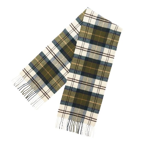 Barbour Tartan Scarf Midnight | BABO89090