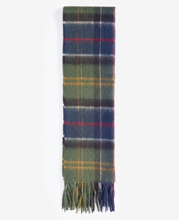 Barbour Tartan Scarf Midnight | BABO89109