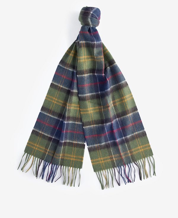 Barbour Tartan Scarf Midnight | BABO89109