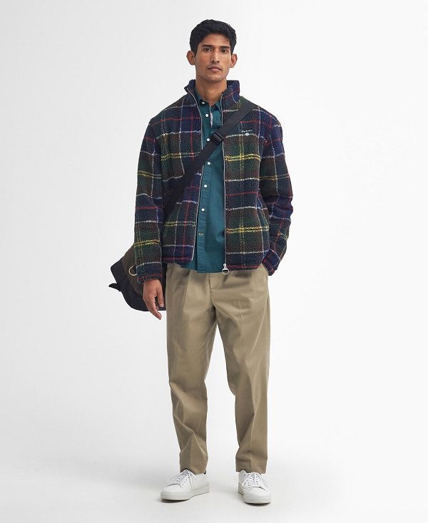 Barbour Tartan Sherpa Fleece Multi | BABO88735