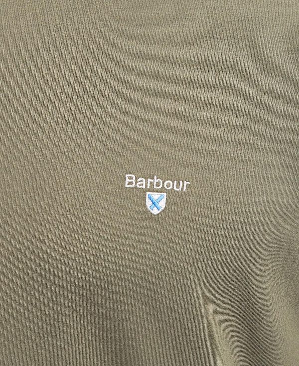 Barbour Tartan Sports T-shirt Pale Sage | BABO88311