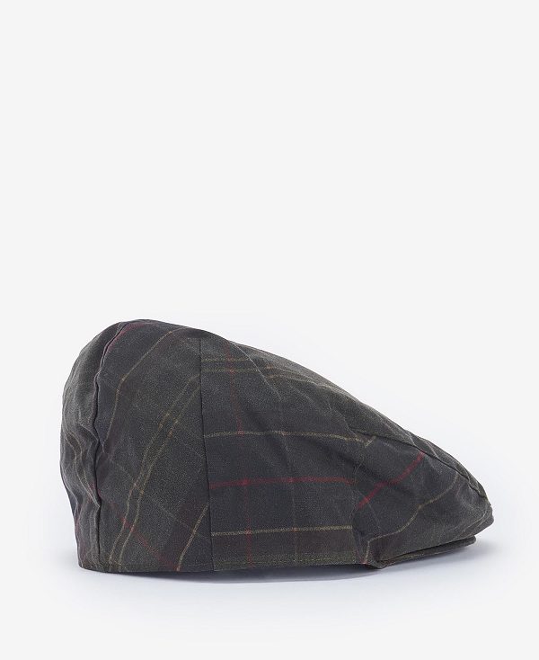 Barbour Tartan Wax Flat Cap Classic Tartan | BABO89022