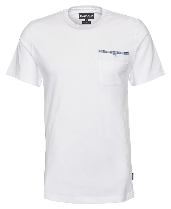 Barbour Tayside T-shirt White/Berwick | BABO88321