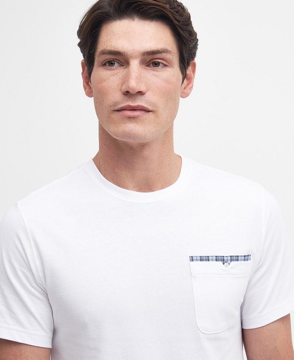 Barbour Tayside T-shirt White/Berwick | BABO88321