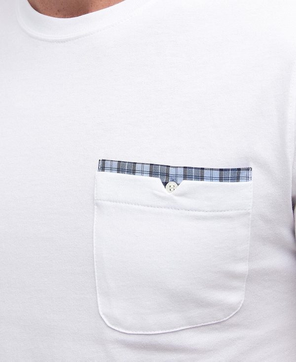 Barbour Tayside T-shirt White/Berwick | BABO88321