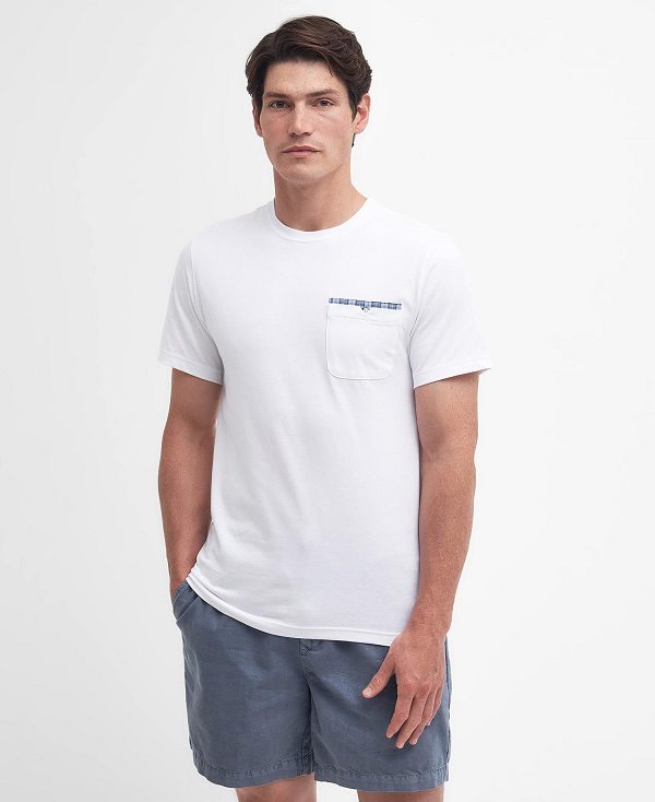 Barbour Tayside T-shirt White/Berwick | BABO88321