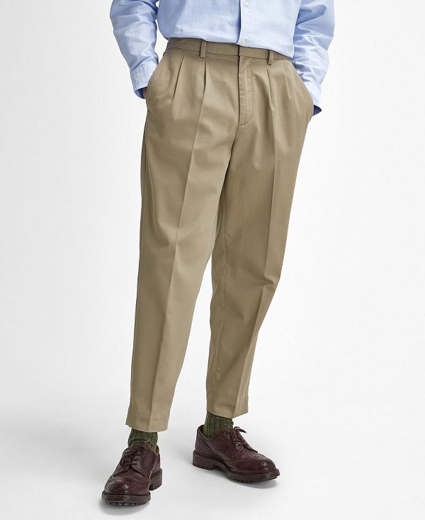 Barbour Ted Relaxed Chinos Beige | BABO88828