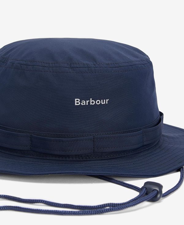 Barbour Teesdale Showerproof Bucket Hat Classic Navy | BABO88974