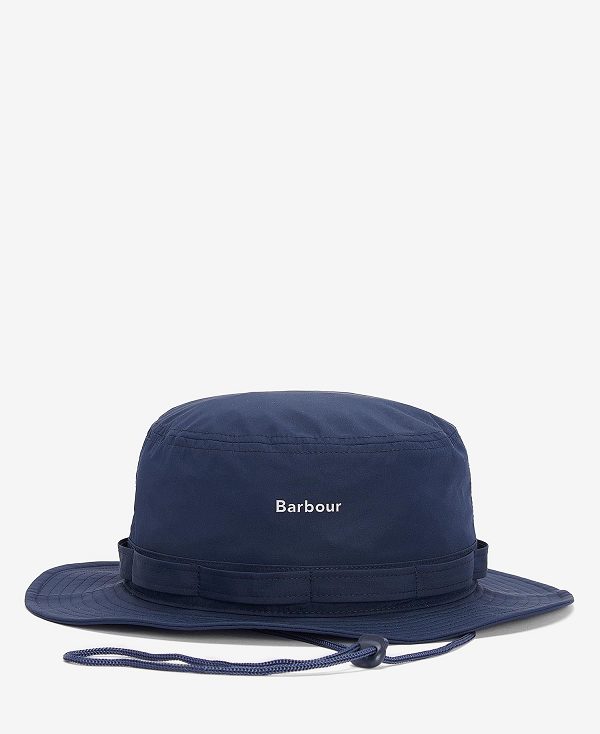 Barbour Teesdale Showerproof Bucket Hat Classic Navy | BABO88974