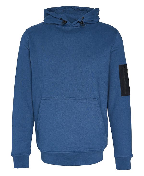 Barbour Tempo Hoodie Blue | BABO88455